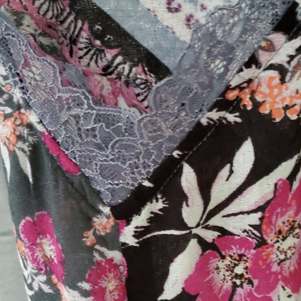 Free People Intimately Stevie Lace Trim Nightgown size small - Picture 8 of 11